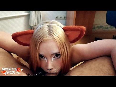 ❤️ Kitsune ingoia il cazzo e sborra in bocca ❌ Solo pornoal it.sexera.ru ❌